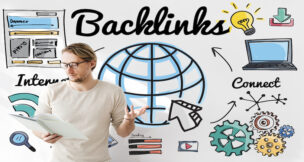 Backlinks Technology Online Web Concept