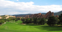 Beautiful Arrowhead Golf course nestled in the Red Rocks in Littleton Colorado