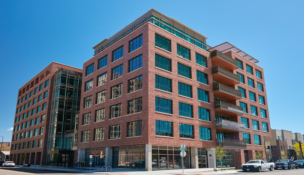 Paradigm River North boasts 188,000 square feet of Class AA office space and 12,000 square feet of ground-floor retail space.